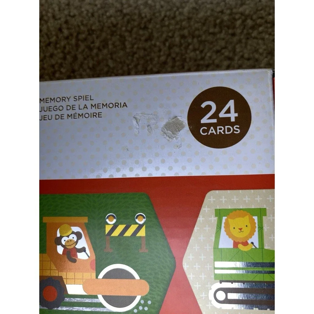Petit Collage Construction Memory Game 24 Cards Ages 3+